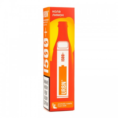 Электронная сигарета Urbn Кола Лимон 1500 затяжек