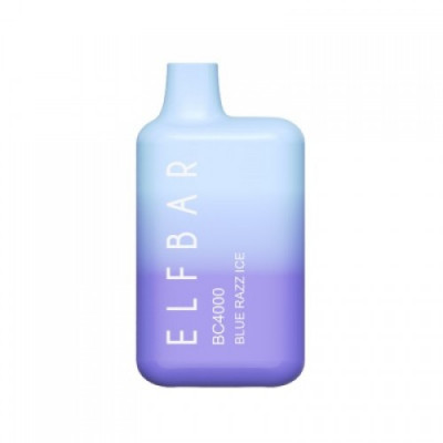 Электронная сигарета Эльф Бар 4000 затяжек Голубика Малина Лёд (Elf Bar BC 4000 Blue Razz Ice)