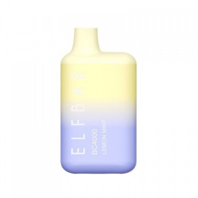 Электронная сигарета Эльф Бар 4000 затяжек Лимон Мята (Elf Bar BC 4000 Lemon Mint)