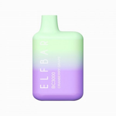 Электронная сигарета Эльф Бар 3000 затяжек Клюква Виноград (Elf Bar BC 3000 Cranberry Grape)