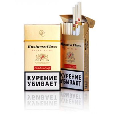 Сигареты Бизнес Класс Красный Тонкий (Business Class Golden Leaf SS)
