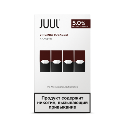 Картриджи JUUL Табак Вирджиния